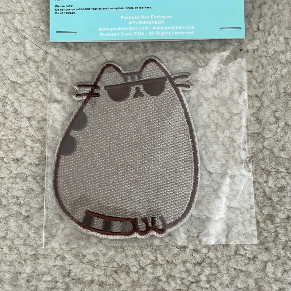 Pusheen embroidery patch